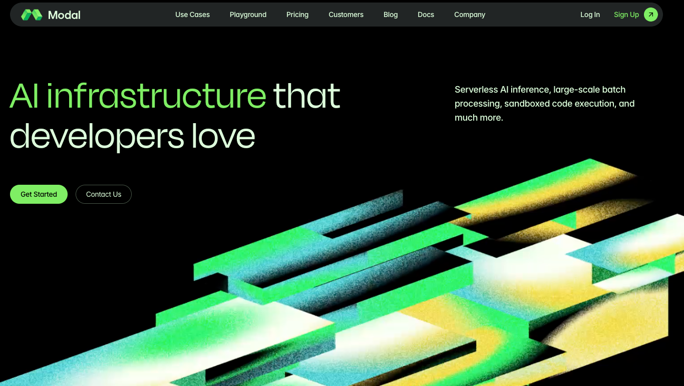 Modal website